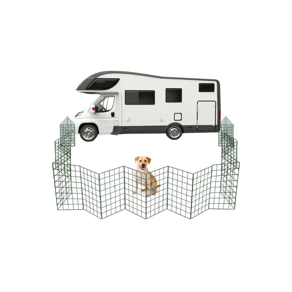1m High 100mm x 125mm Mesh Caravan, Motorhome, Tent, Pitch Dog Fencing