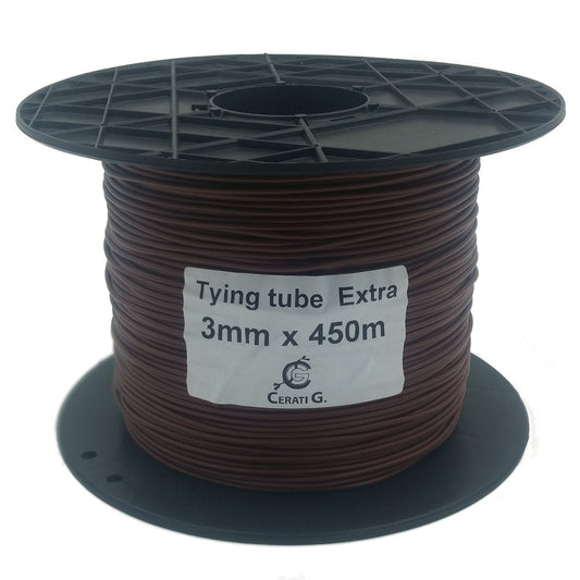 Brown Plastic Tying Tube 3mm x 450m