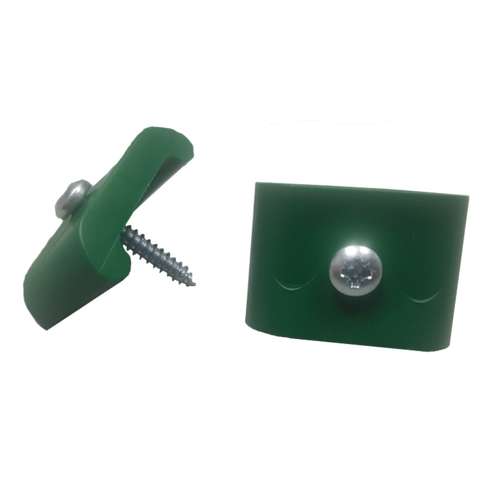 Plastic Mesh Panel Securing Clips Complete with Screws