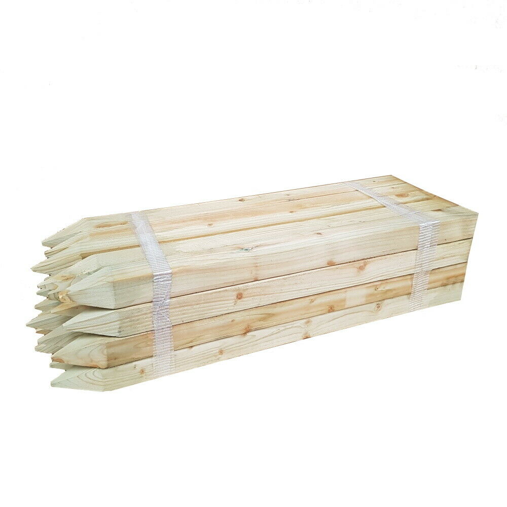 Pegging Out Posts 610mm x 50mm x 50mm Planed, Pointed & Tanalised (PK20)